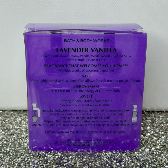 Bath & Body Works Wallflower Refills Lavender Vanilla 2 Pack Refill Nwt - Picture 4 of 4